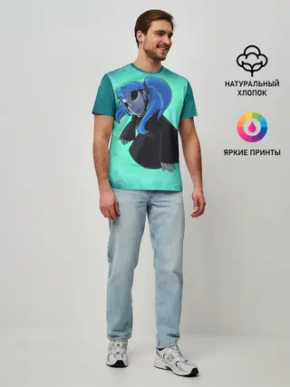 Мужская базовая футболка / Sally Face