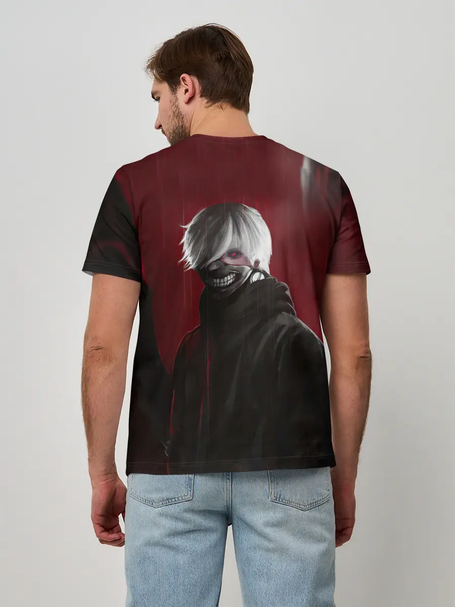 Мужская базовая футболка / TOKYO GHOUL | ТОКИЙСКИЙ ГУЛЬ ЩЮПАЛЬЦА