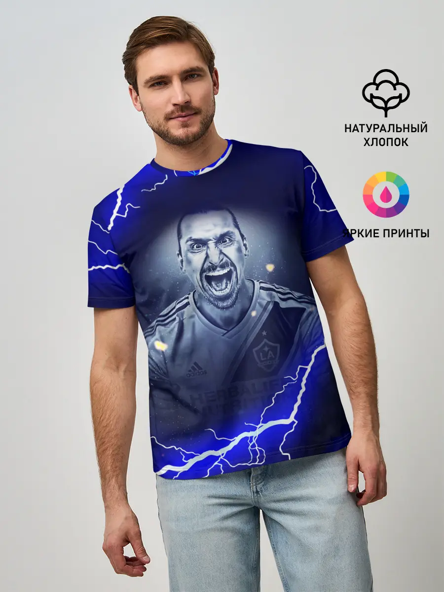 Мужская базовая футболка / Златан Ибрагимович | ZLATAN