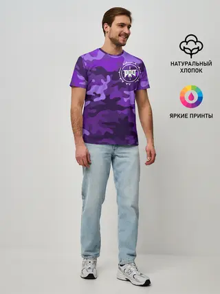 Мужская базовая футболка / pro100