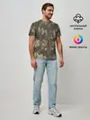 Мужская базовая футболка / Камуфляж Prym1 Woodlands Camo