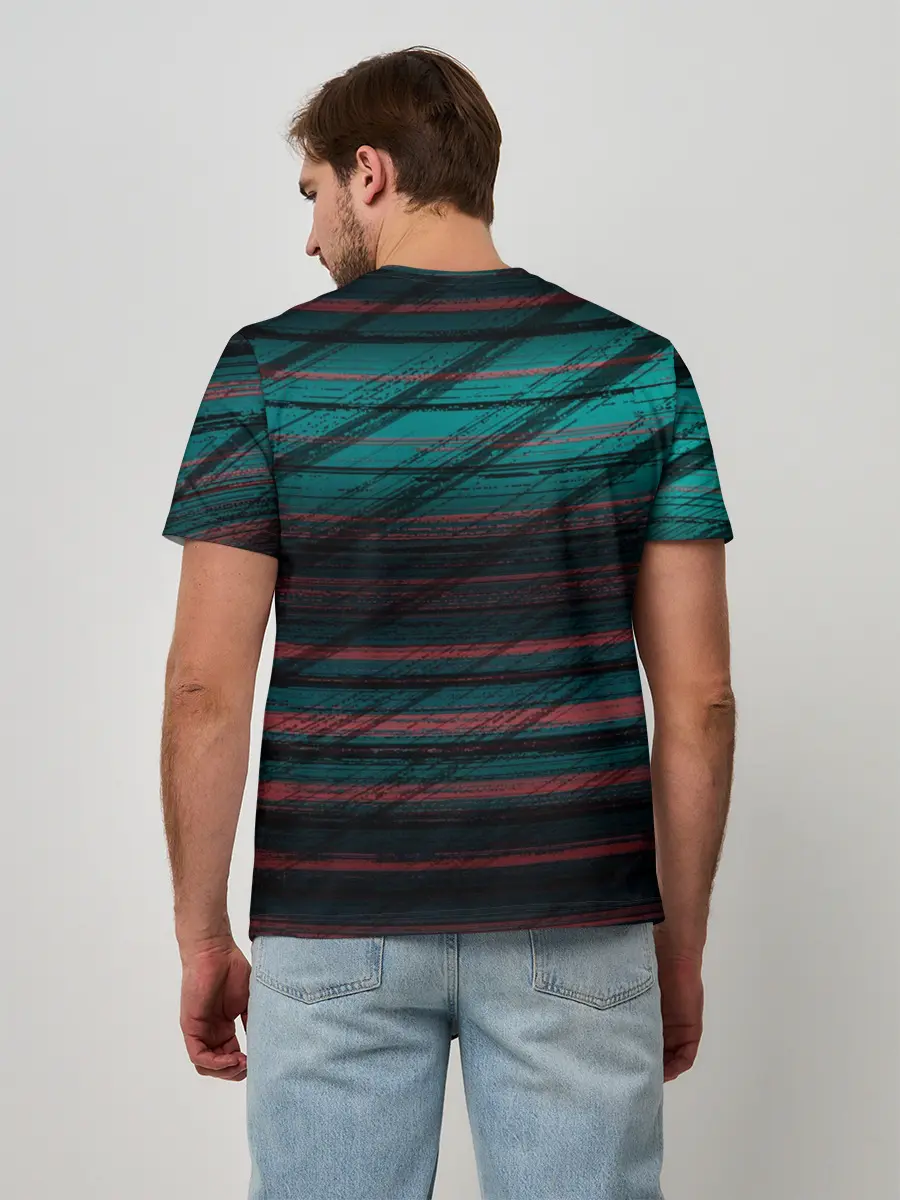 Мужская базовая футболка / Zero Two Glitch