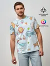 Мужская базовая футболка / Детские рисунки