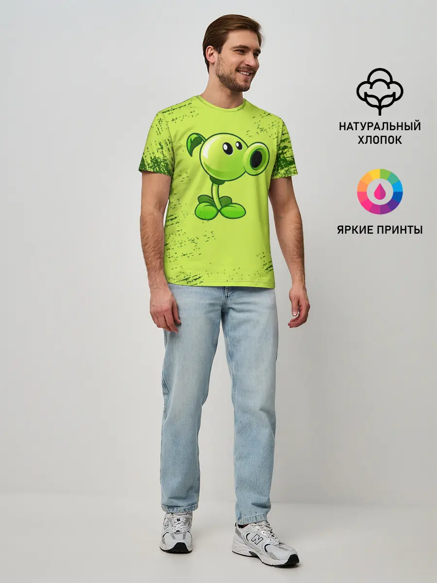 Мужская базовая футболка / Plants vs. Zombies