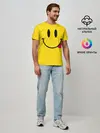 Мужская базовая футболка / Смайлик