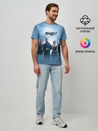 Мужская базовая футболка / Skillet