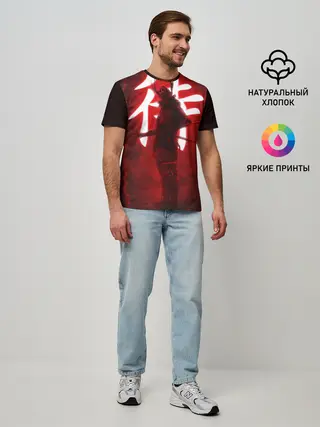 Мужская базовая футболка / NEON SAMURAI