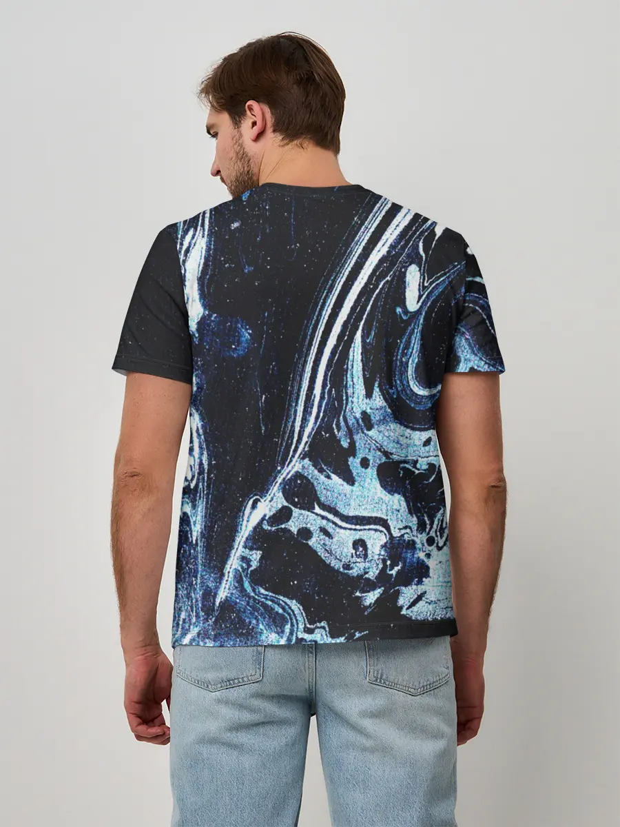 Мужская базовая футболка / Текстура