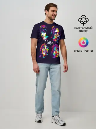 Мужская базовая футболка / The Beatles