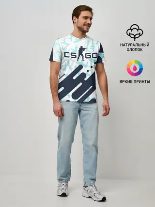 Мужская базовая футболка / CS GO | КС ГО