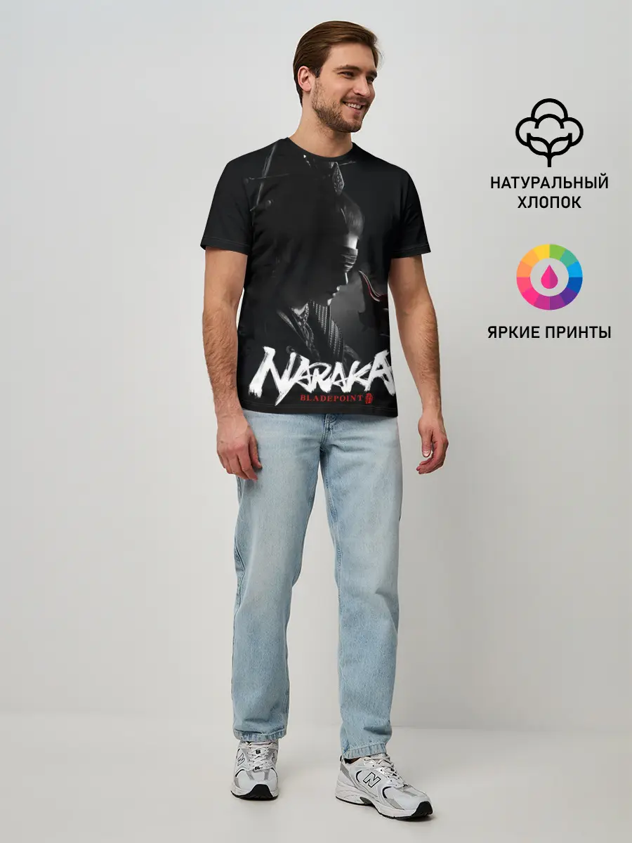 Мужская базовая футболка / Naraka bladepoint