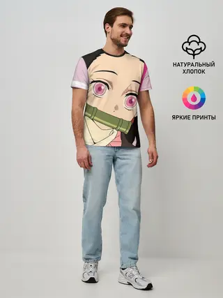 Мужская базовая футболка / Незуко, Nezuko