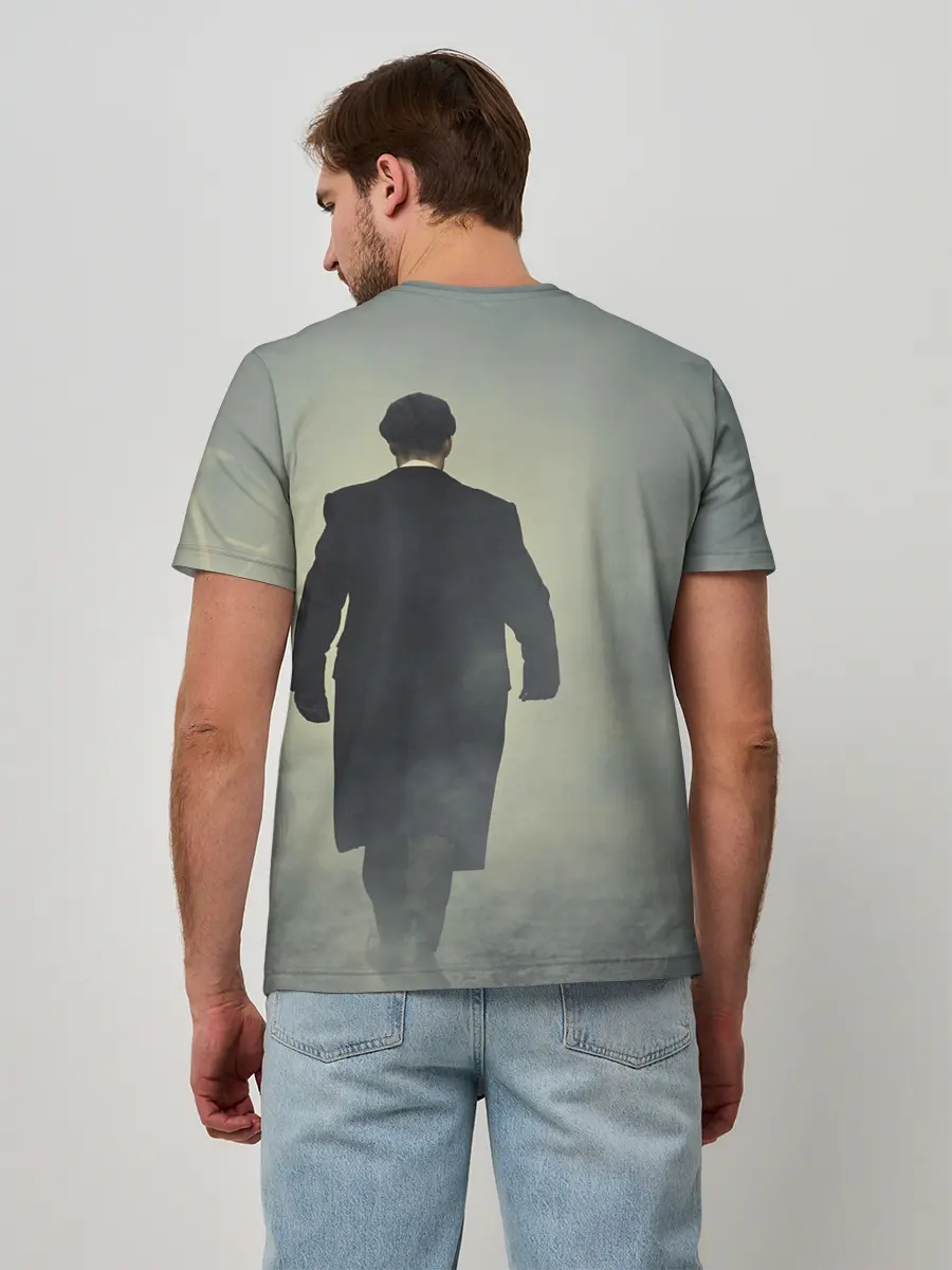 Мужская базовая футболка / Острые козырьки