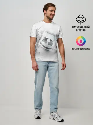 Мужская базовая футболка / Marshmello