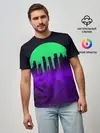 Мужская базовая футболка / НЕОНОВЫЙ ГОРОД