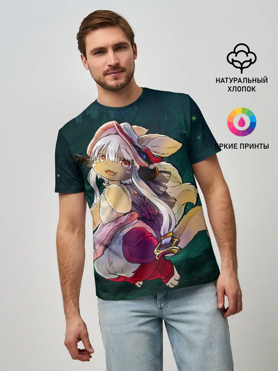 Мужская базовая футболка / Nanachi