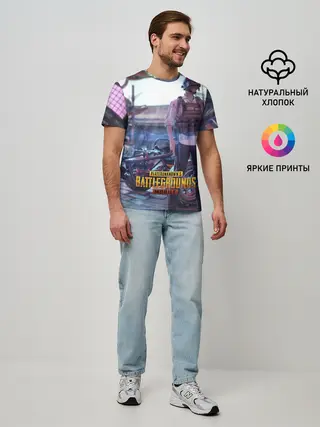 Мужская базовая футболка / Pubg