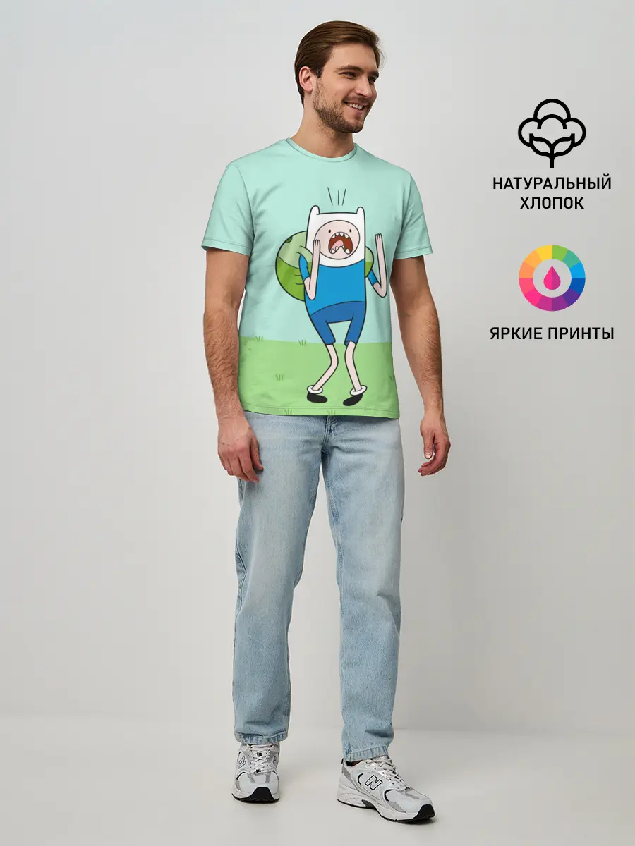 Мужская базовая футболка / Finn