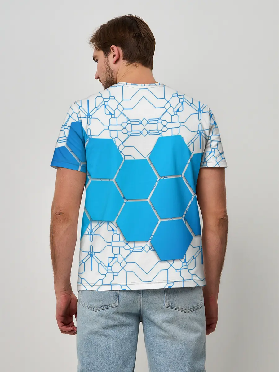 Мужская базовая футболка / Detroit: become human RK800