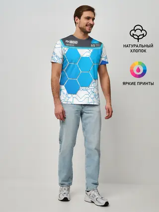 Мужская базовая футболка / Detroit: become human RK800