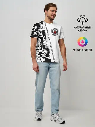 Мужская базовая футболка / Россия