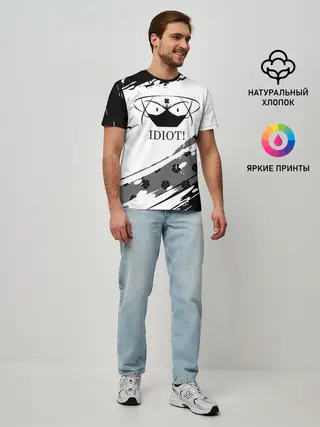 Мужская базовая футболка / IDIOT! Black Clover