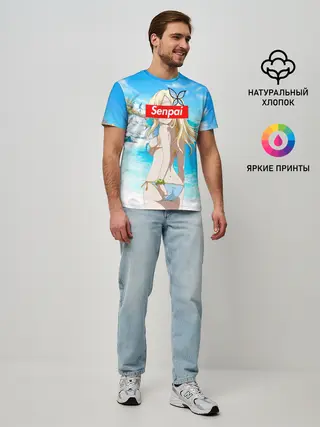 Мужская базовая футболка / Anime
