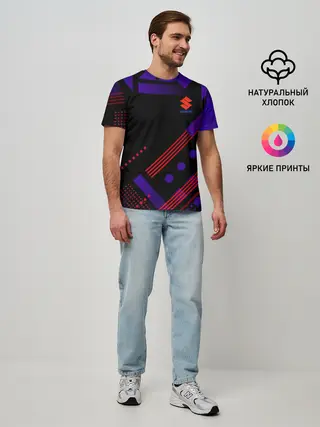 Мужская базовая футболка / Suzuki