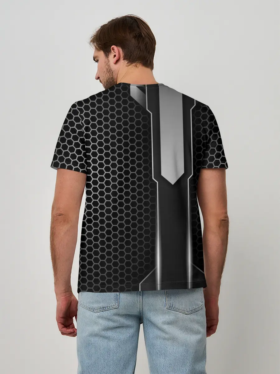 Мужская базовая футболка / Кибернетическая броня