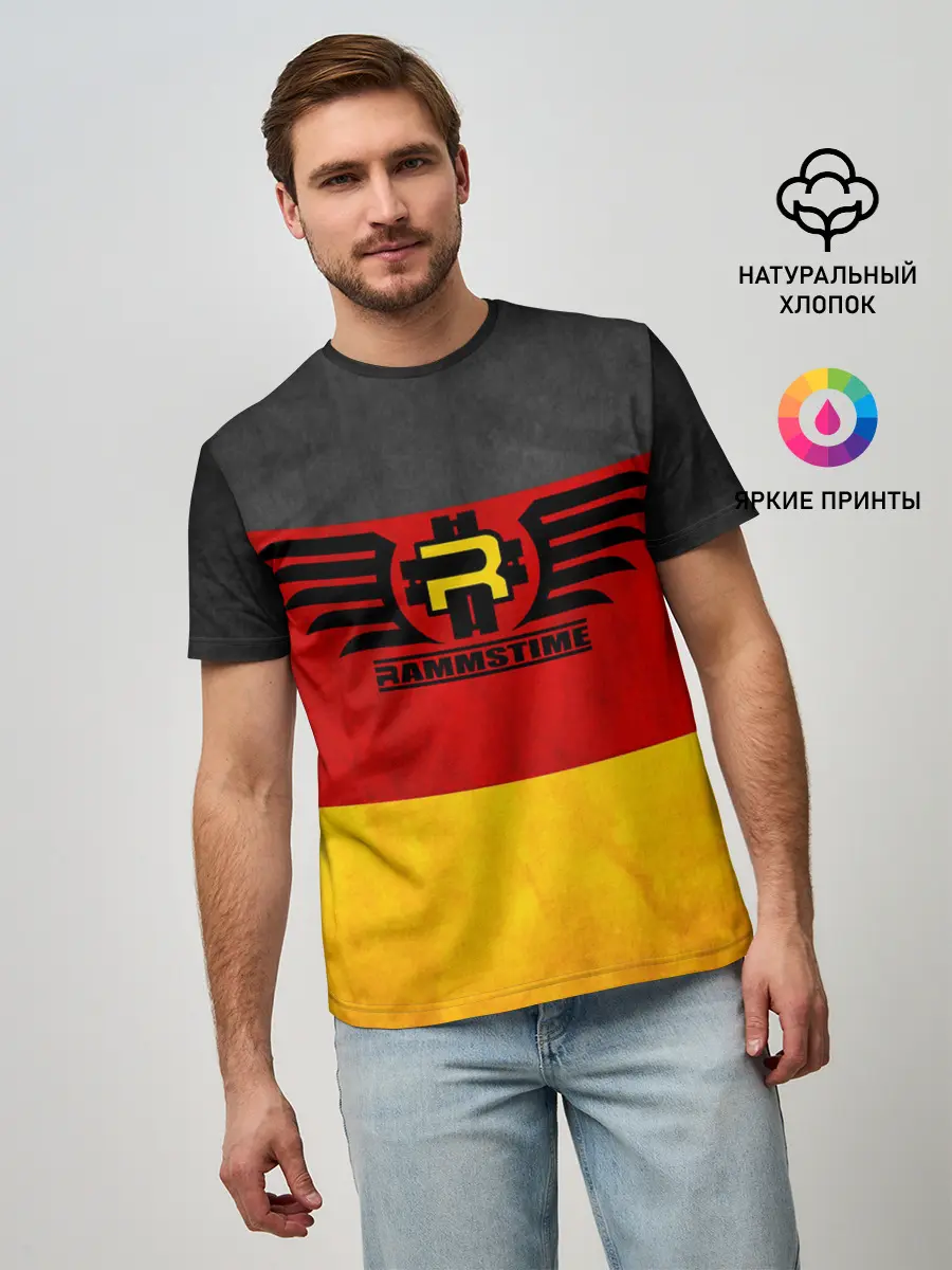 Мужская базовая футболка / Rammstein