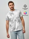 Мужская базовая футболка / ПАЛЬМЫ | ЛЕТО | TROPICAL