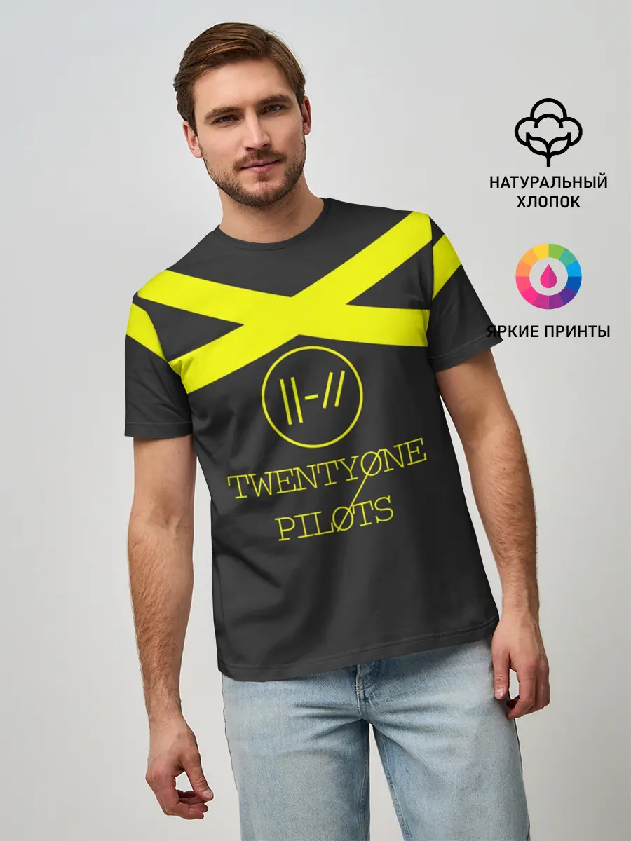 Мужская базовая футболка / Twenty One Pilots