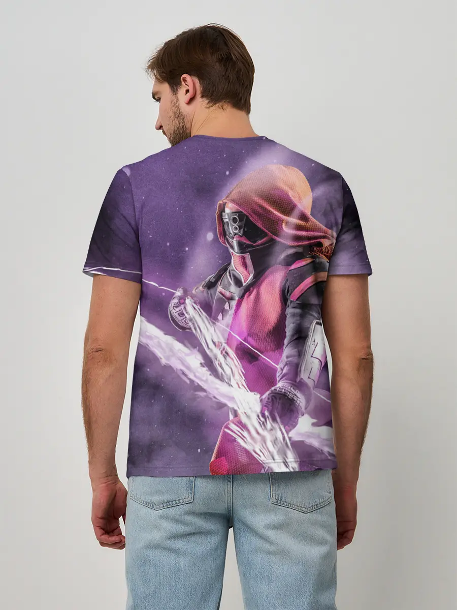 Мужская базовая футболка / DESTINY 2 HUNTER LOGO