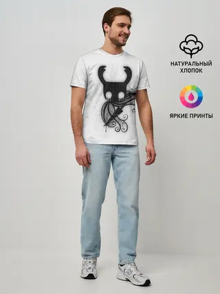 Мужская базовая футболка / Hollow Knight