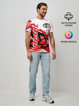 Мужская базовая футболка / Toyota