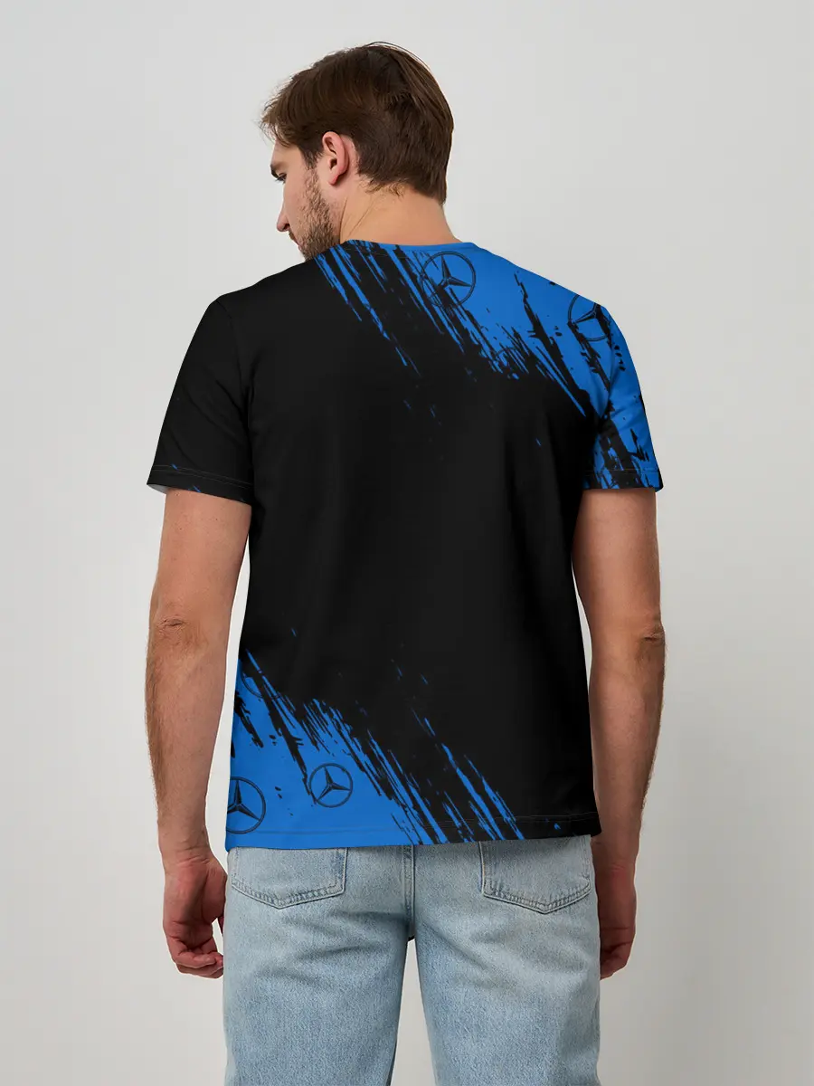 Мужская базовая футболка / MERCEDES / МЕРСЕДЕС