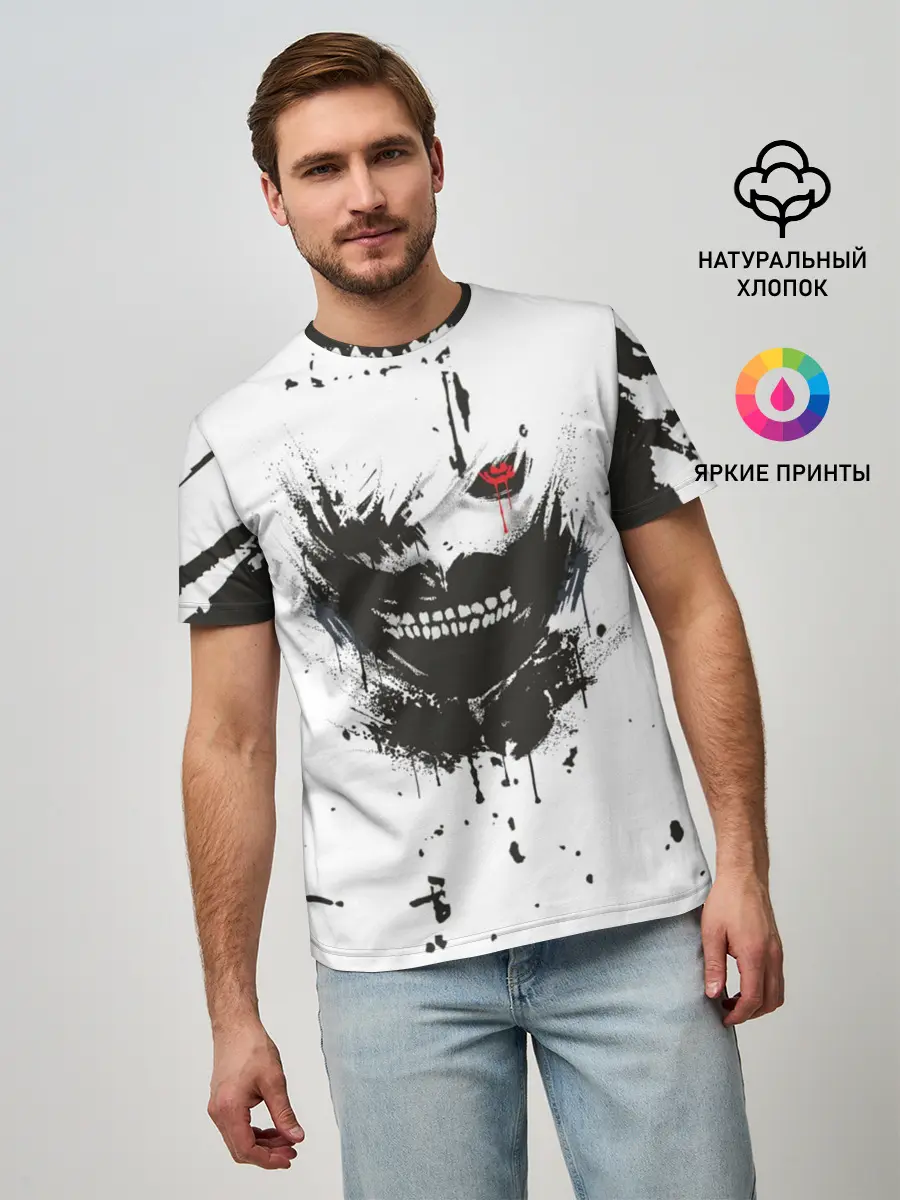 Мужская базовая футболка / Kaneki Ken
