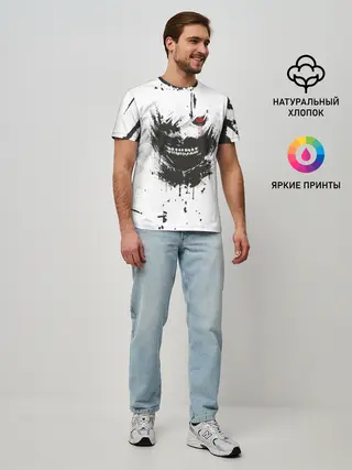 Мужская базовая футболка / Kaneki Ken