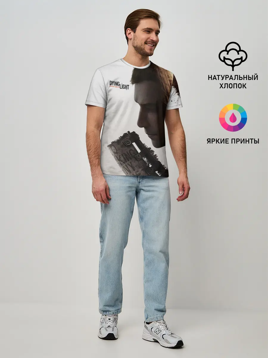 Мужская базовая футболка / Даинг лайт