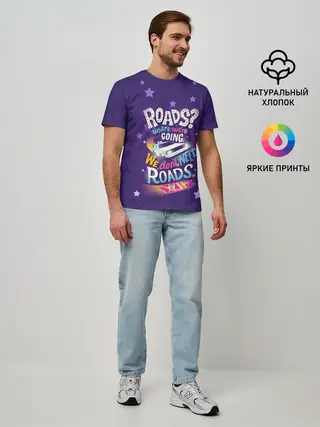 Мужская базовая футболка / Back to the Future