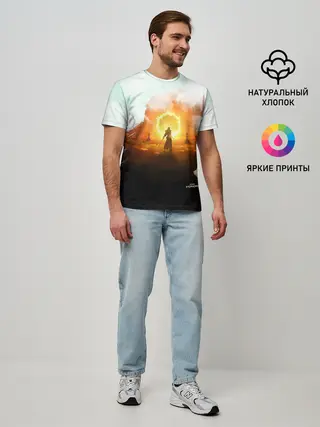 Мужская базовая футболка / For Honor Mirage