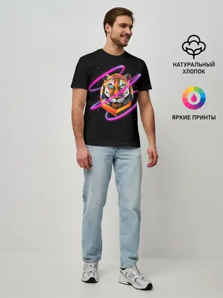 Мужская базовая футболка / Тигр