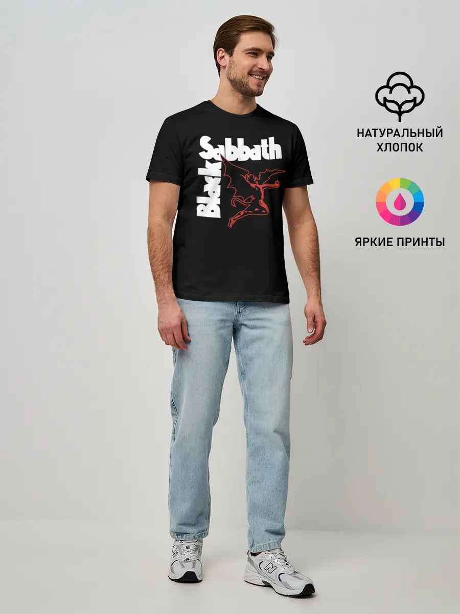 Мужская базовая футболка / BLACK SABBATH.