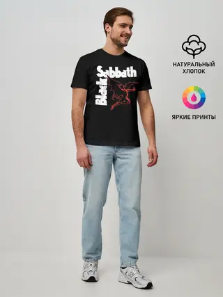 Мужская базовая футболка / BLACK SABBATH.