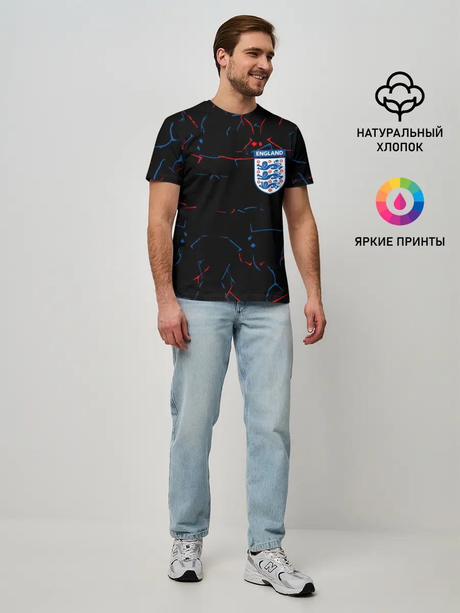 Мужская базовая футболка / Сборная Англии.