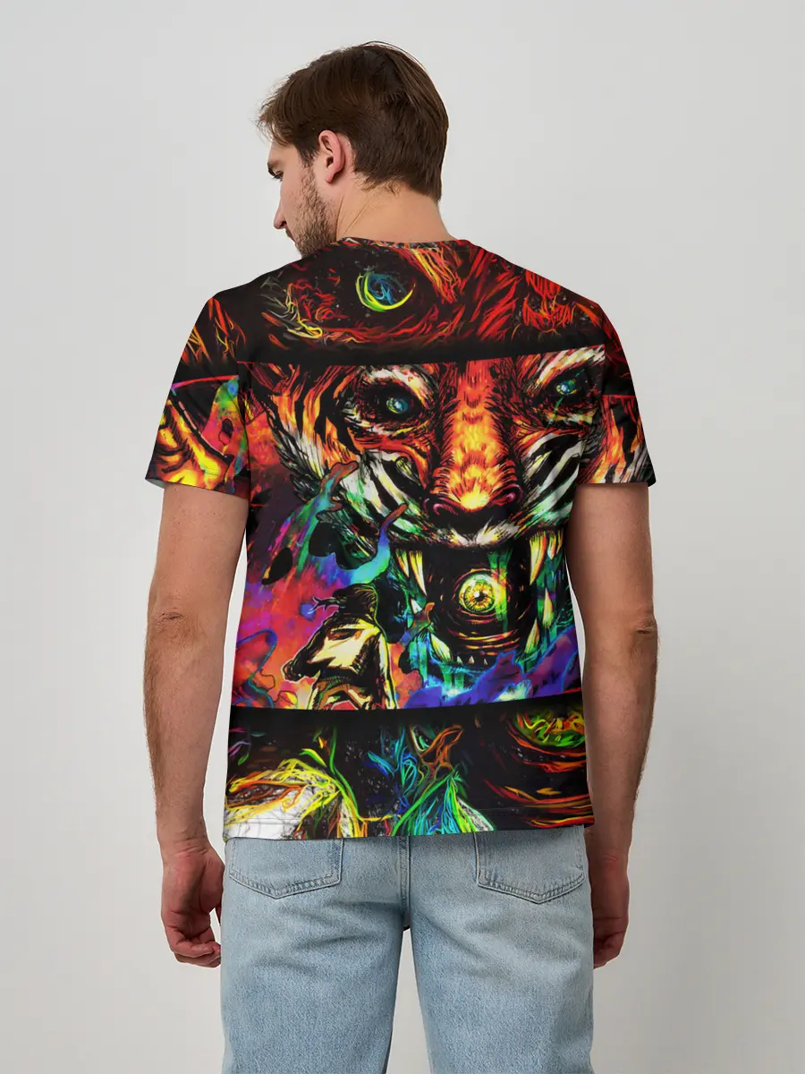 Мужская базовая футболка / HOTLINE MIAMI