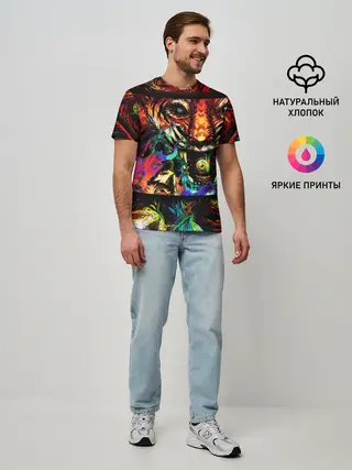 Мужская базовая футболка / HOTLINE MIAMI