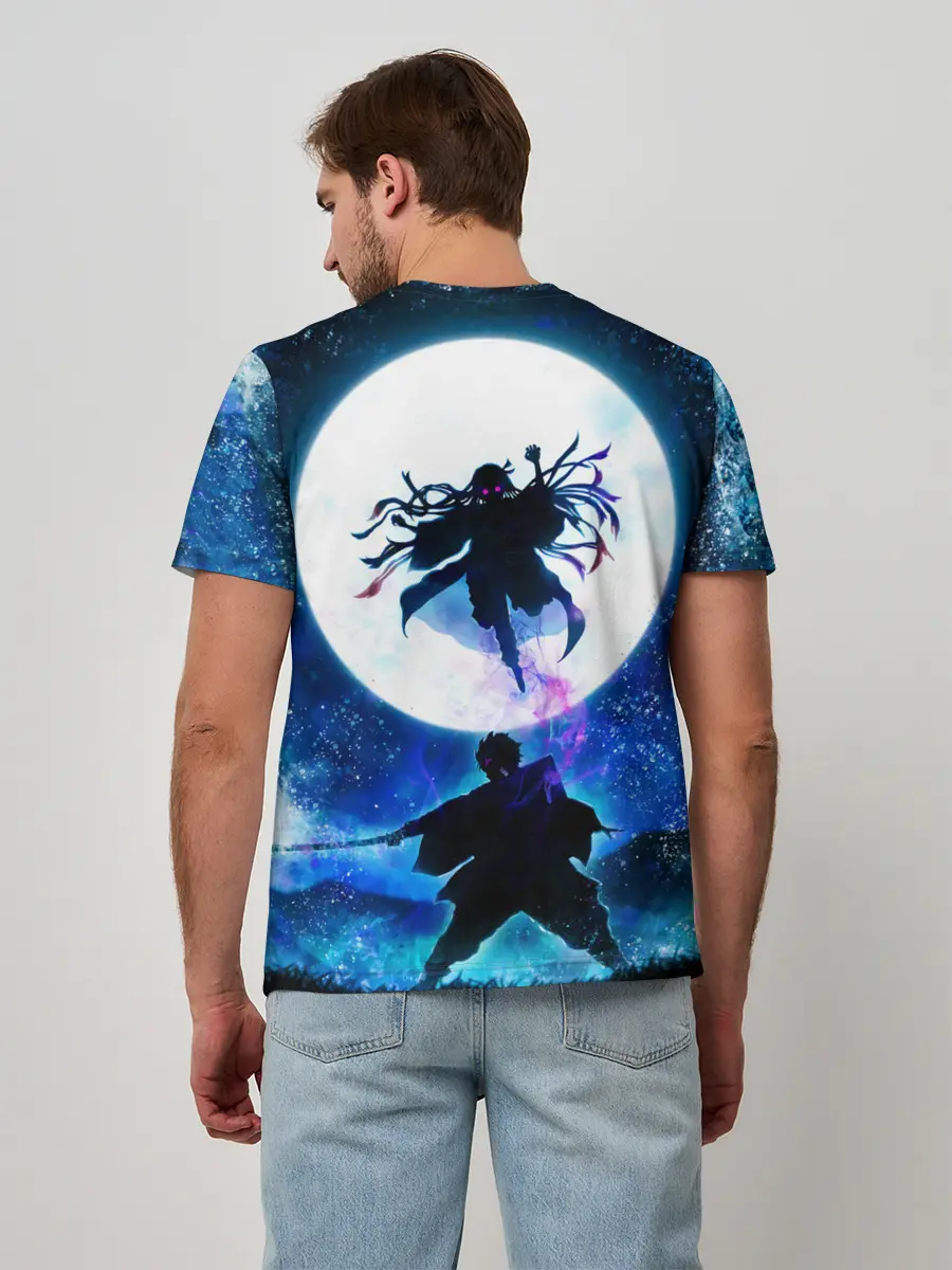 Мужская базовая футболка / Клинок рассекающий демонов