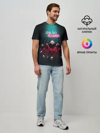 Мужская базовая футболка / Беспощадный Кальмар