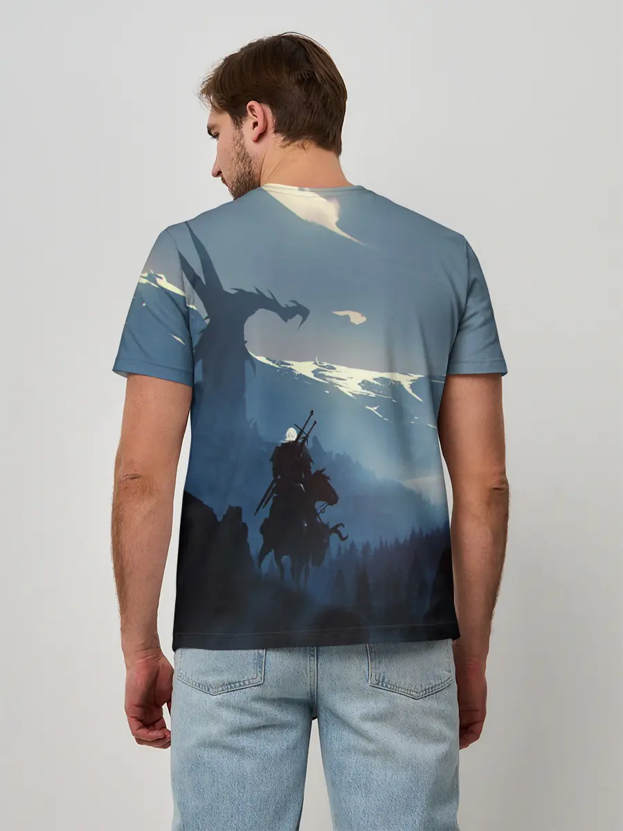 Мужская базовая футболка / ВЕДЬМАК